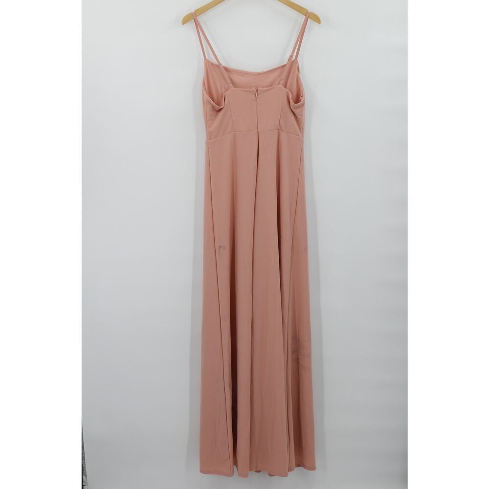 NWT Birdy Grey long‎ rose quartz cowl neck spaghetti strap dress womens medium - Picture 2 of 12